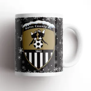 Notts County Christmas Snow Mug